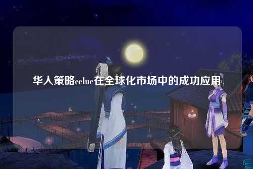 华人策略celue在全球化市场中的成功应用