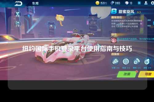 纽约国际手机登录平台使用指南与技巧